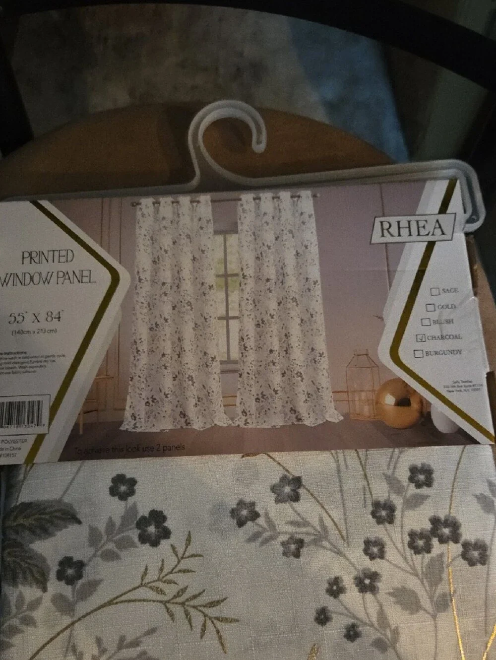 Rhea Costa printed window